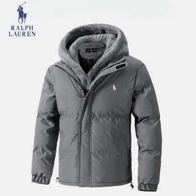 Vadderad vinterjacka med fleecehuva || REA